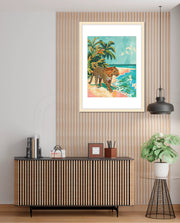 Leopard Tropical Shore