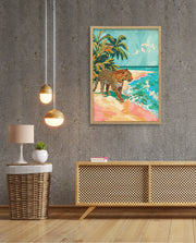 Leopard Tropical Shore