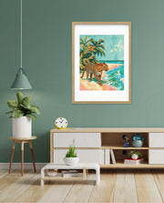 Leopard Tropical Shore