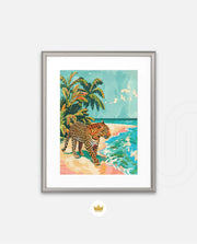 Leopard Tropical Shore