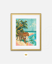 Leopard Tropical Shore