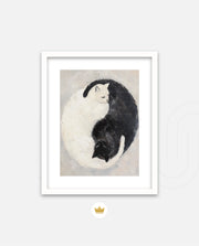 Yin Yang Feline Harmony