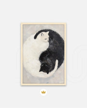 Yin Yang Feline Harmony