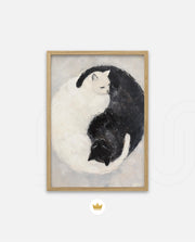 Yin Yang Feline Harmony