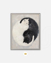 Yin Yang Feline Harmony