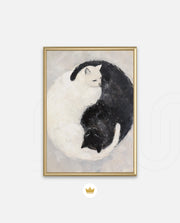 Yin Yang Feline Harmony