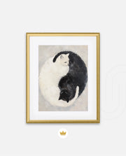 Yin Yang Feline Harmony