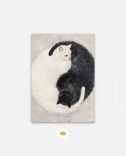 Yin Yang Feline Harmony