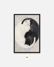 Yin Yang Feline Harmony