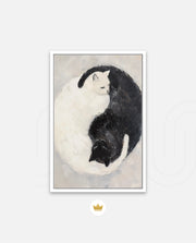 Yin Yang Feline Harmony