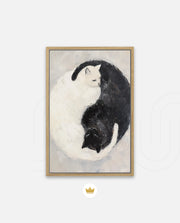Yin Yang Feline Harmony