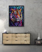 Stained Glass Tiger Mystique