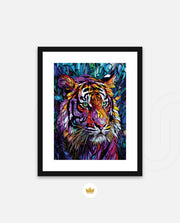 Stained Glass Tiger Mystique