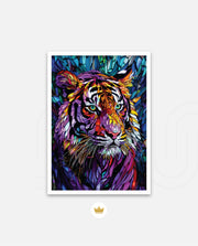 Stained Glass Tiger Mystique