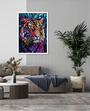 Stained Glass Tiger Mystique