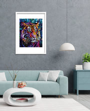 Stained Glass Tiger Mystique
