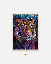 Stained Glass Tiger Mystique