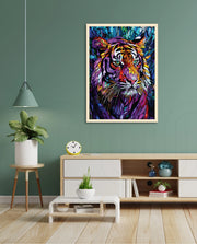 Stained Glass Tiger Mystique