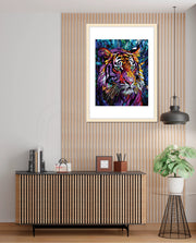 Stained Glass Tiger Mystique