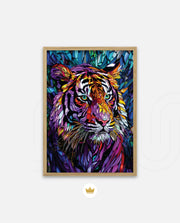 Stained Glass Tiger Mystique