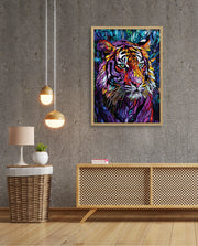 Stained Glass Tiger Mystique