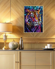 Stained Glass Tiger Mystique