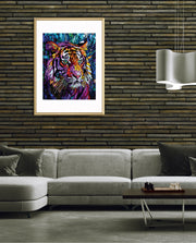 Stained Glass Tiger Mystique
