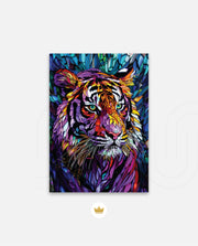 Stained Glass Tiger Mystique