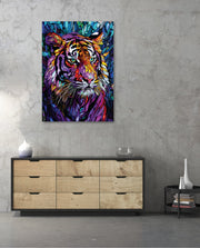 Stained Glass Tiger Mystique