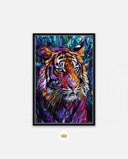 Stained Glass Tiger Mystique