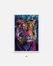 Stained Glass Tiger Mystique
