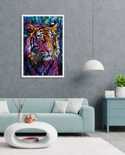 Stained Glass Tiger Mystique
