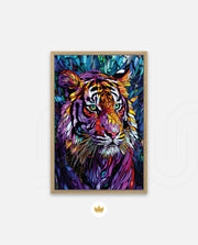 Stained Glass Tiger Mystique