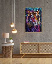 Stained Glass Tiger Mystique