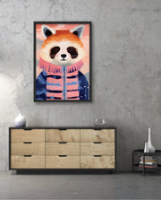 Winter Raccoon Charm