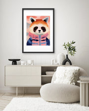 Winter Raccoon Charm
