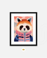 Winter Raccoon Charm