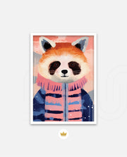 Winter Raccoon Charm