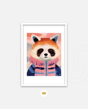 Winter Raccoon Charm