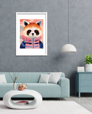 Winter Raccoon Charm