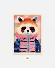 Winter Raccoon Charm