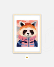 Winter Raccoon Charm