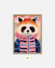 Winter Raccoon Charm