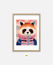 Winter Raccoon Charm