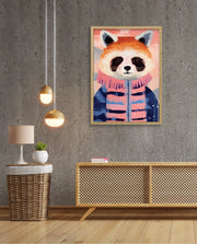 Winter Raccoon Charm