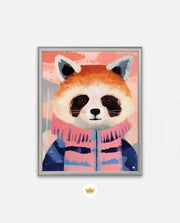 Winter Raccoon Charm