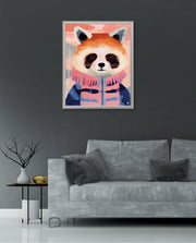 Winter Raccoon Charm
