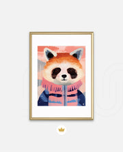 Winter Raccoon Charm