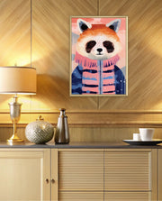 Winter Raccoon Charm