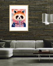 Winter Raccoon Charm